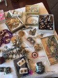 Lot of costume jewelry