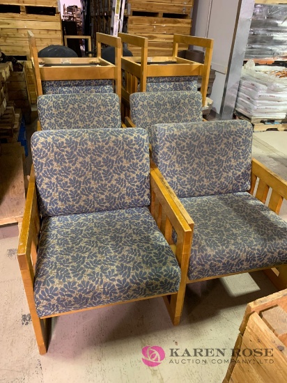 Four Matching chairs with cushions