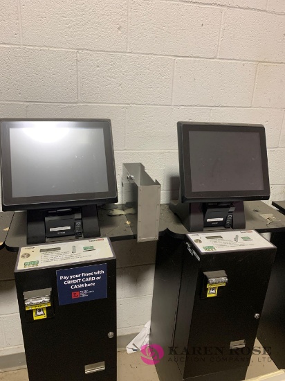 Two credit card machines