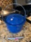 Blue Pot with lid