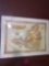 Framed Saint Martin map in office