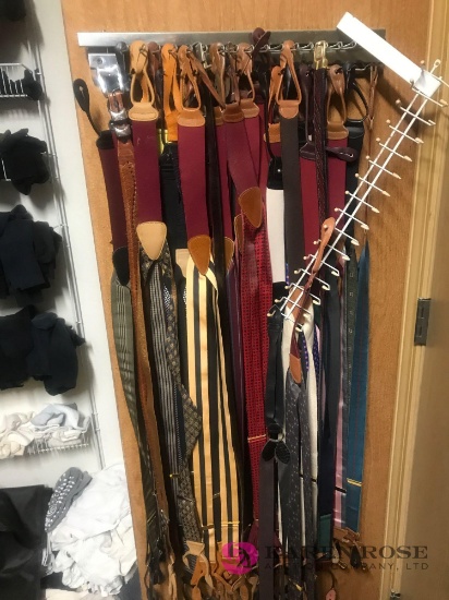 Assorted lot of suspenders