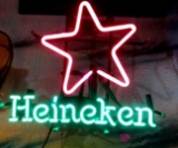 Heineken neon sign