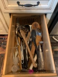 Contents of kitchen drawer kitchen utensils