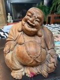 Wooden Buddha statue