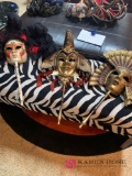 Three masquerade mask