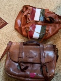 Men?s briefcase and travel bag made in Italy