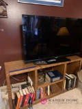 55 in. Sony TV TV stand and miscellaneous