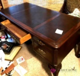 Hekman Leather top desk