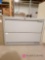 B - Lateral Filing Cabinet with Linens