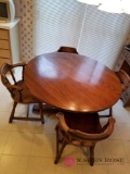 K - Wooden Table and Chairs