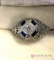 18k Diamond sapphire ring