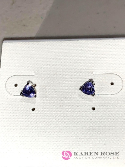 14k Tanzanite earrings