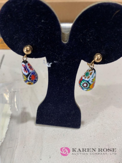 14 k earrings