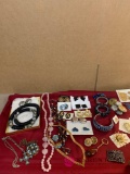 Costume jewelry necklaces earrings bracelets