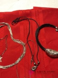 5- sterling silver necklaces