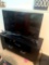 down stairs, Samsung 40 inch TV TV stand plus DVD player