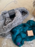 B3 Furry scarves new with tags