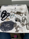 In office, miscellaneous costume jewelry