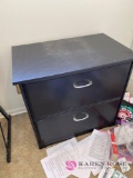 In office, two drawer lateral file cabinet