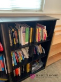 Black cube storage shelf