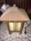 Lead glass shade small lamp