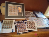 Stamp lot including Marilyn Monroe