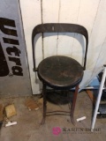 Metal industrial chair (basement)