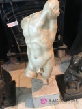 Plaster man figure statue