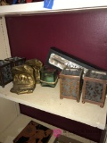 Candle holders and book ends