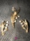 14kt gold pin / earrings pearls
