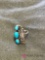 Sterling turquoise ring signed