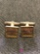 14 kt gold Tri-color gold cufflings Italy