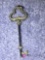 Sterling & Diamond Key Pendant