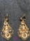 Antique 14kt gold ear rings