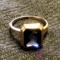 14kt Synthetic Sapphire Ring