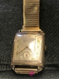 Gruen veri-thin 10 kt gold filled watch