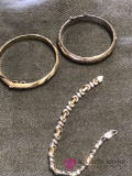 3- sterling bracelets
