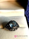 Sterling and Topaz Ring