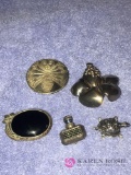 5- Sterling Pins