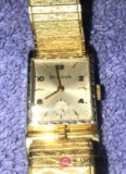 10k gold filled Bulova w/ rare fur.front