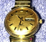 Bulova automatic w/day & date watch