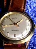 Bulova waterproof round face watch