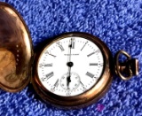 Waltham gold filled pocket watch