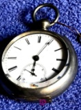 Open face key wind pocket watch