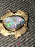 9 kt Austrian Opal platypus mount brooch
