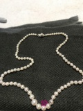 14kt cultured Pearl Necklace