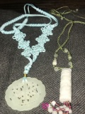 2- Jadeite necklaces