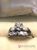 14kt Diamond Ring wedding set