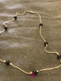 14kt Onyx necklace